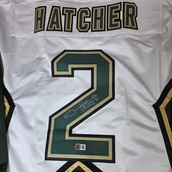 Derian Hatcher Signed Dallas Stars Custom Jersey Beckett Witness 4W274056 XL - Picture 2 of 8